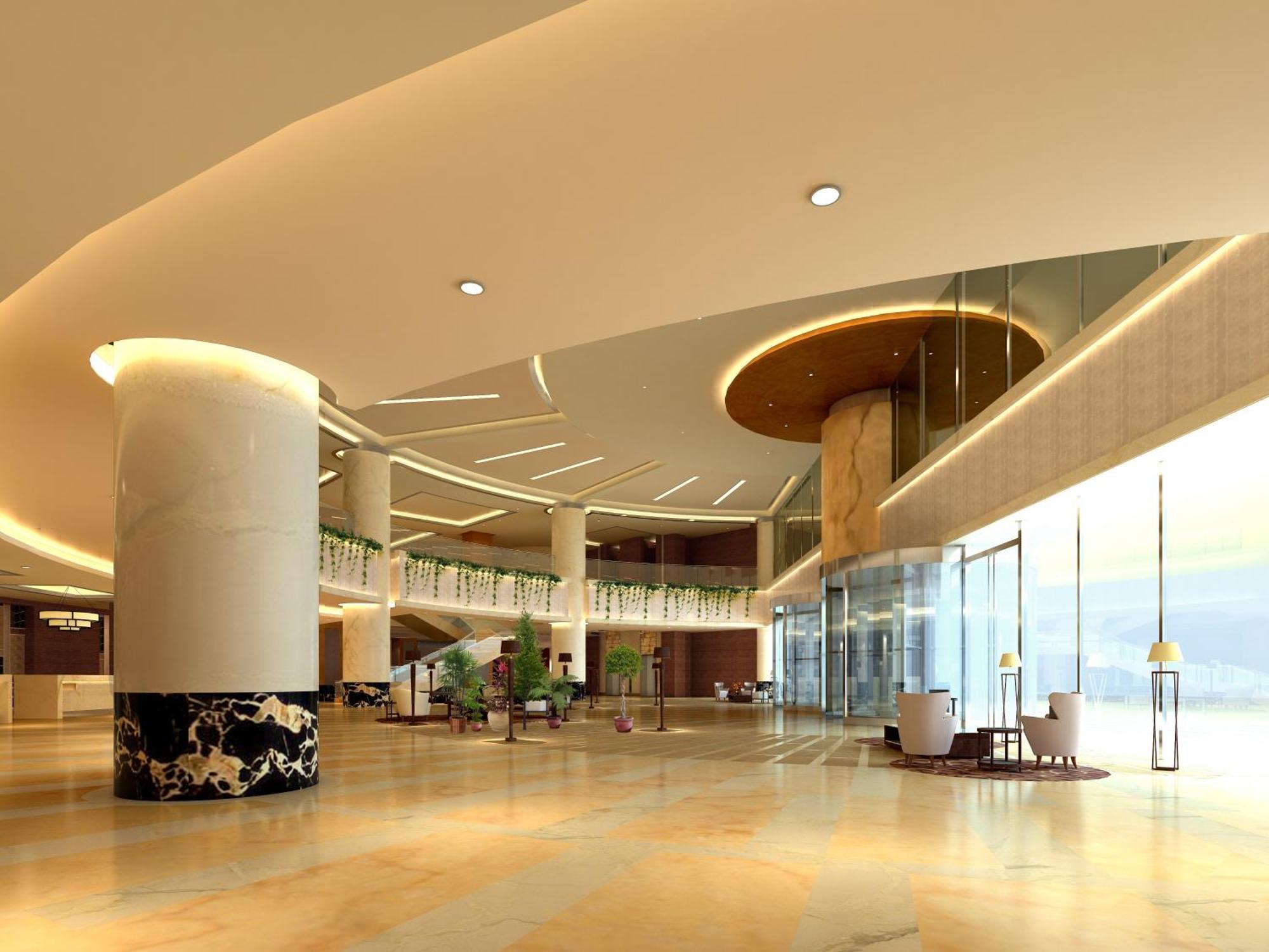 Crowne Plaza Tianjin Binhai Center By Ihg Exterior foto
