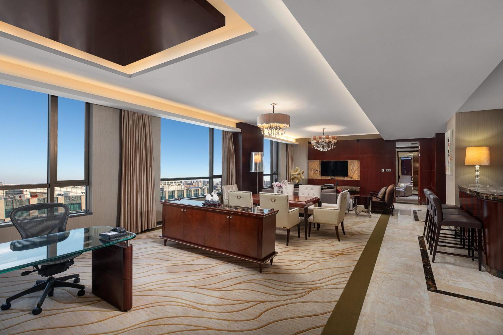Crowne Plaza Tianjin Binhai Center By Ihg Exterior foto